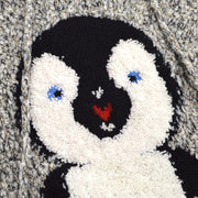 CHANEL 2007 penguin knitted drawstring hoodie