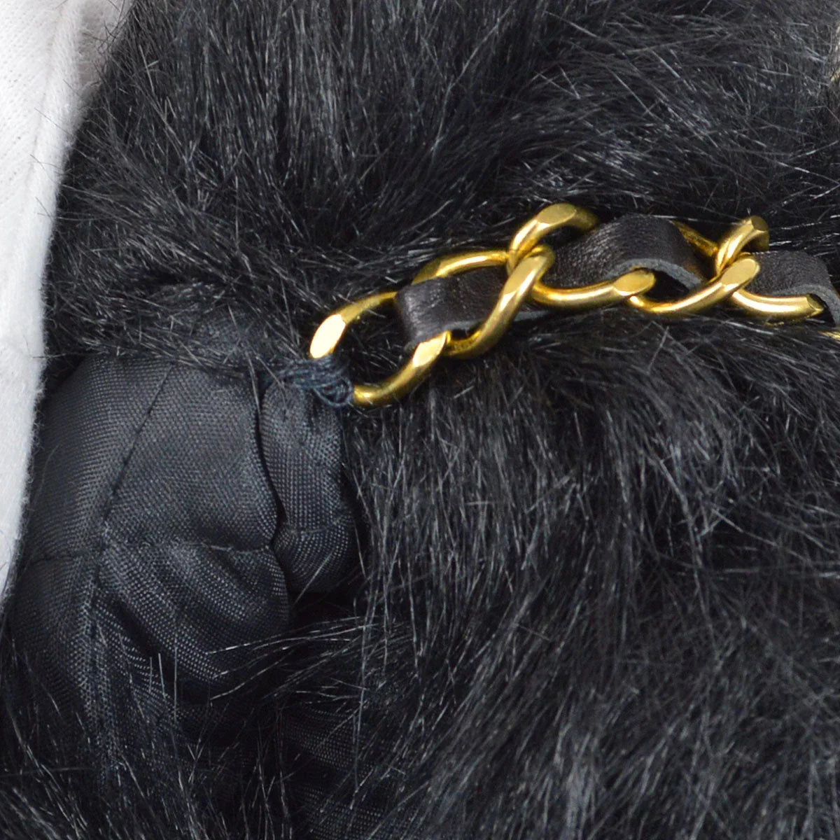 Chanel 1994 Fur Arm Muff Bag