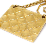 CHANEL 1993 Bag Brooch Gold