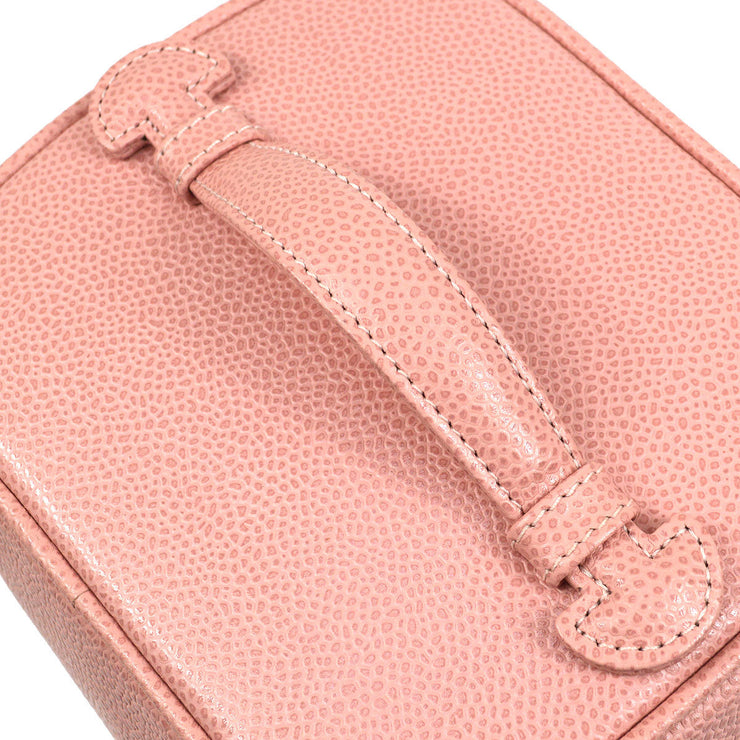 CHANEL 2003-2004 Pink Caviar Timeless Vanity Handbag
