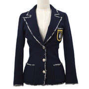 Chanel Cruise 2005 emblem patch single-breasted blazer #38
