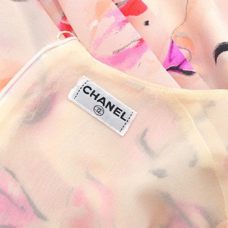 香奈儿（Chanel）1995可可无袖丝绸连衣裙