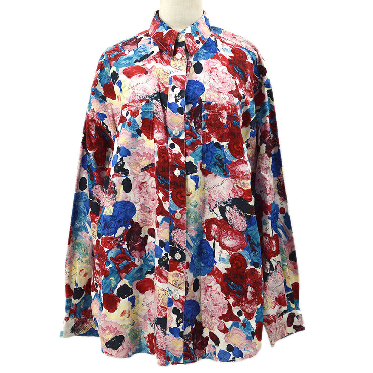 Chanel 1999 Floral Print Button-Up Shirt＃36 – AMORE Vintage Tokyo