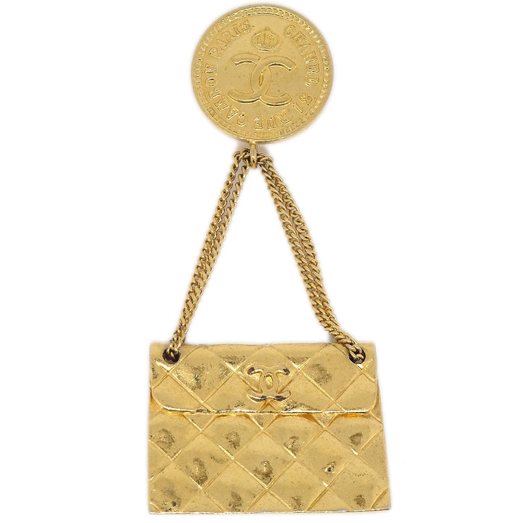 CHANEL 1991 Bag Motif Brooch Pin