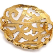 Chanel 1990 Brooch Pin Gold 1204