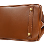 HERMES * 2001 BIRKIN 30 Brown Box Calf