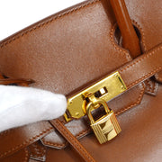 HERMES * 2001 BIRKIN 30 Brown Box Calf