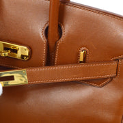 HERMES * 2001 BIRKIN 30 Brown Box Calf