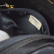 CHANEL 1991-1994 Camera Bag Mini Black satin
