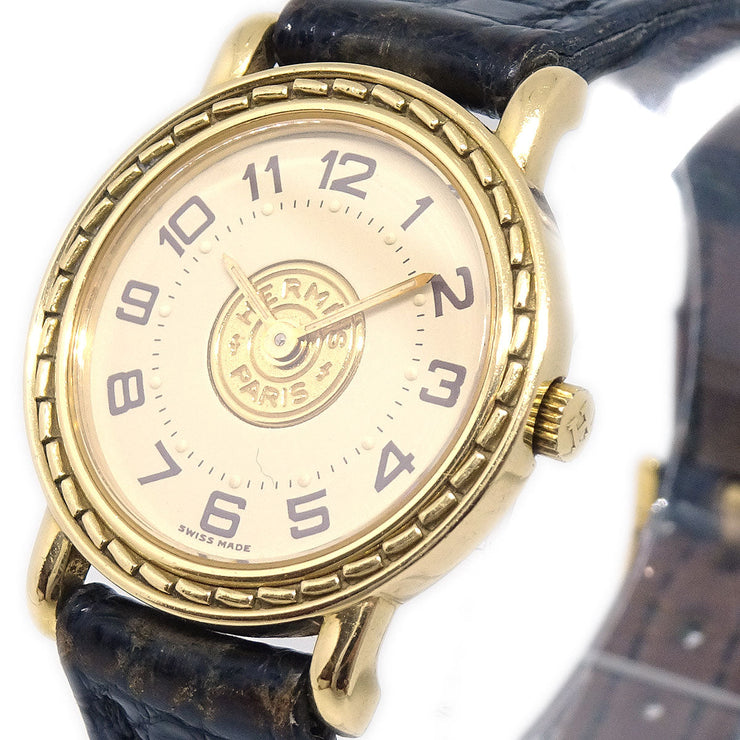 HERMES 1990 Serie Quartz Watch – AMORE Vintage Tokyo