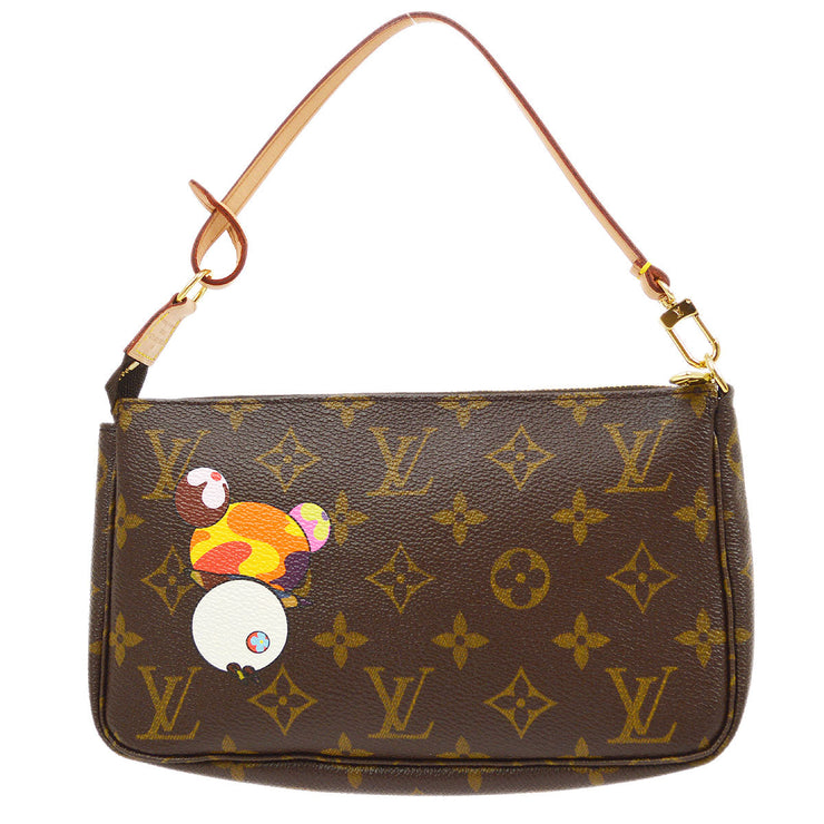 Louis Vuitton 2004 Monogram Panda Pochette Accessoires M51981