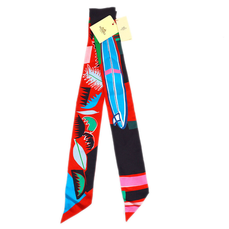 HERMES Sea Surf and Fun Twilly Scarf