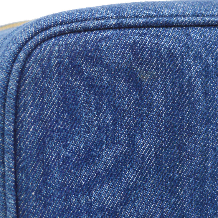 CHANEL 1996-1997 Timeless Vanity Handbag Denim