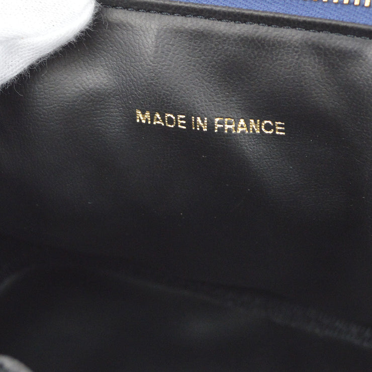 CHANEL 1996-1997 Timeless Vanity Handbag Denim