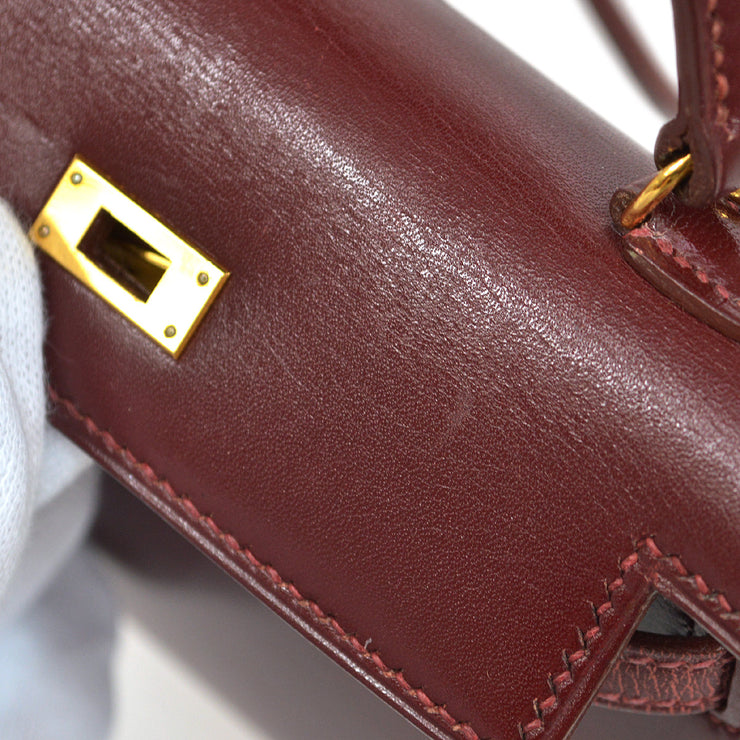 NOW IN JAPAN: Authentic Hermes Red Kelly in Box Calf Leather SUPER  EXCLUSIVE!