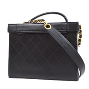 Chanel 1991-1994 Cosmoline Cirled CC Vanity Handbag