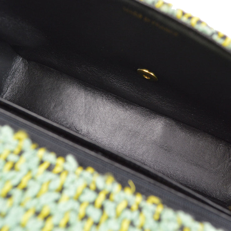 CHANEL * 1994 Classic Flap Handbag Medium Green Tweed – AMORE Vintage Tokyo