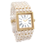 CHANEL Mademoiselle Watch 18KYG #M