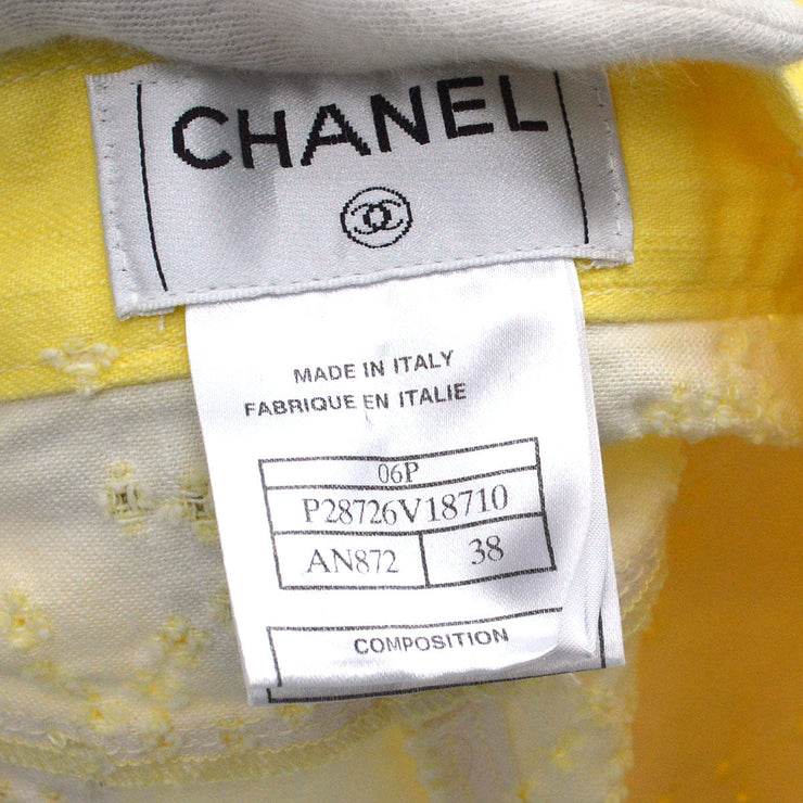 Chanel 2006 Spring English Embroidery Logo Bermudas＃38