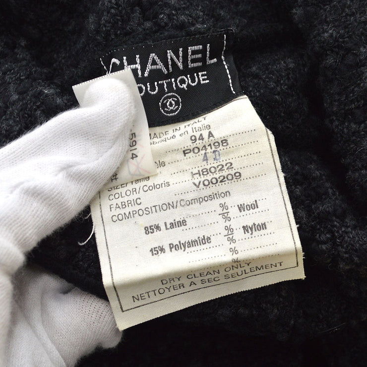 Chanel 1994スパンコール編集ブークレニットドレス＃40