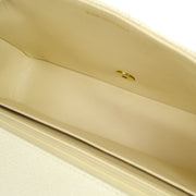 CHANEL * 1994-1996 Diana Flap Medium Ivory Caviar