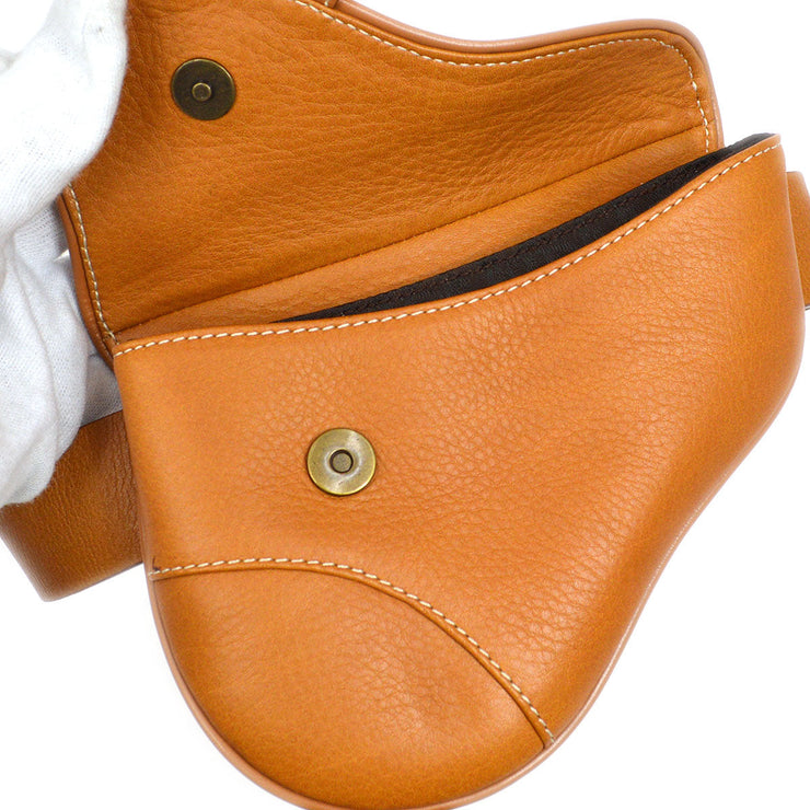 Christian Dior 2003 Saddle Belt Bag Brown #85