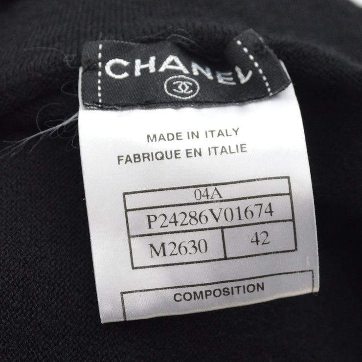 Chanel 2004 Intarsia-logo高领跳线＃42