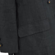 CHANEL CC-buttons linen skirt suit #44