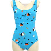 CHANEL CC graphic-print swimsuit #38
