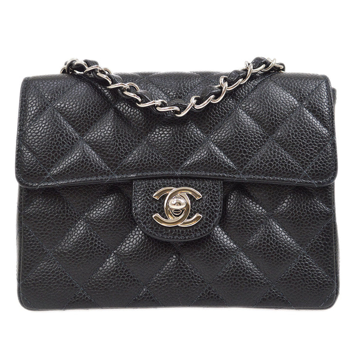 Chanel Mini Pouch Caviar Black SHW