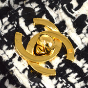 Chanel * 1991-1994クラシックフラップハンドバッグマイクロツイード