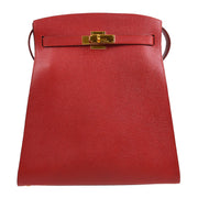 HERMES 1993 KELLY SPORT GM Rouge Vif Courchevel