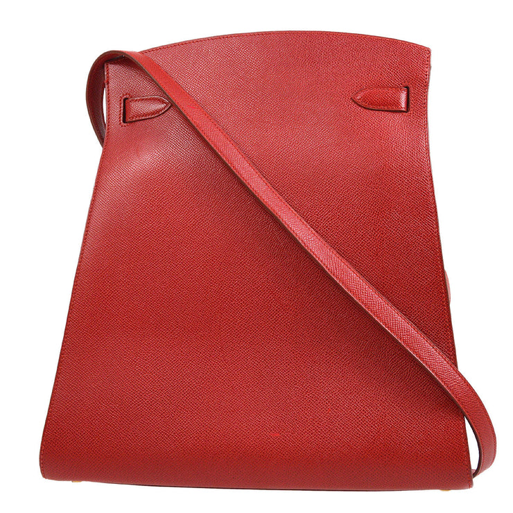 HERMES 1993 KELLY SPORT GM Rouge Vif Courchevel
