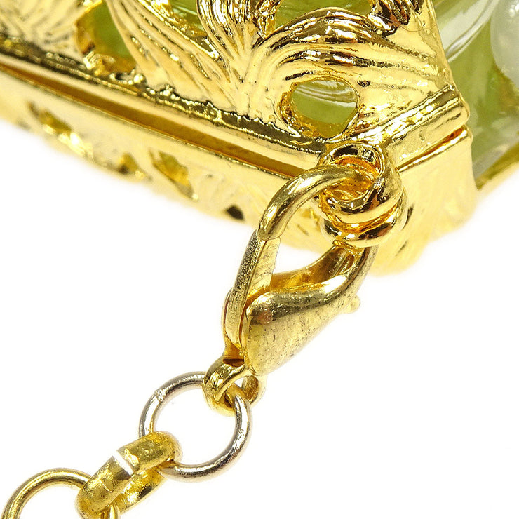 CHANEL Perfume Gold Chain Pendant Necklace