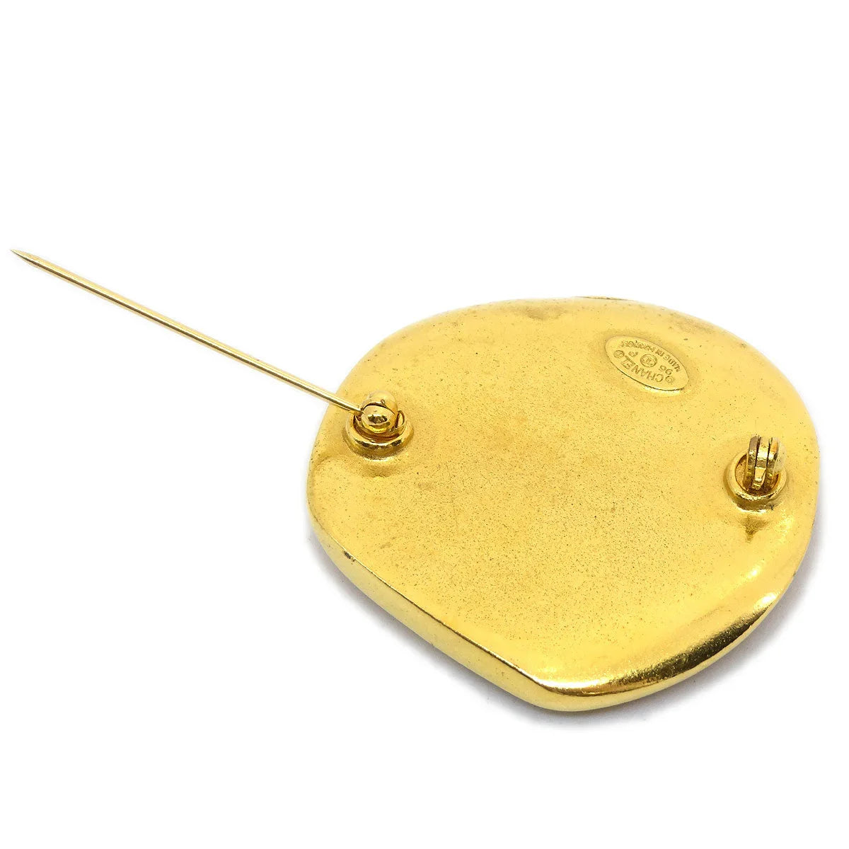 Chanel 1996 Brooch Pin Gold 96P
