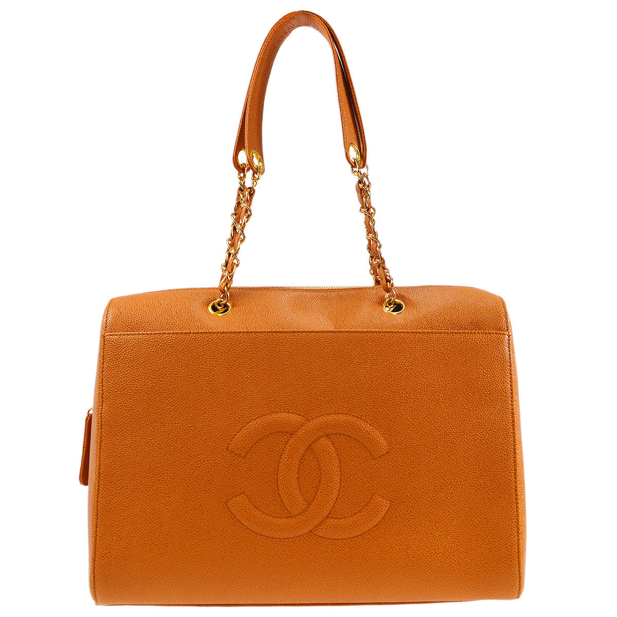 香奈儿（Chanel）1997-1999永恒的拉链顶部手提袋小