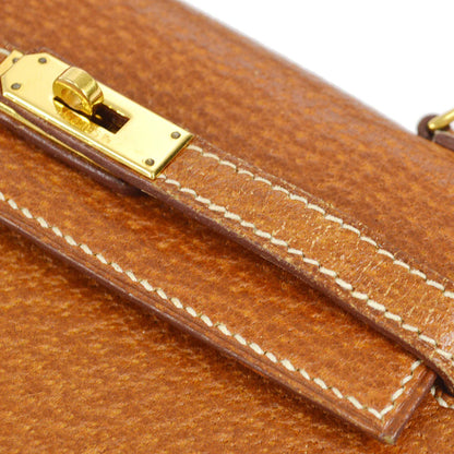 Hermes * Gold Porc Kelly 15 Sellier
