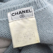 CHANEL 1995 Fall shoe-motif cashmere jumper #40