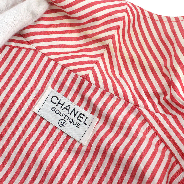 香奈儿（Chanel）春季条纹双领胸西装外套
