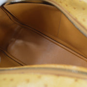 HERMES * 1998 PLUME 28 Saffron Ostrich