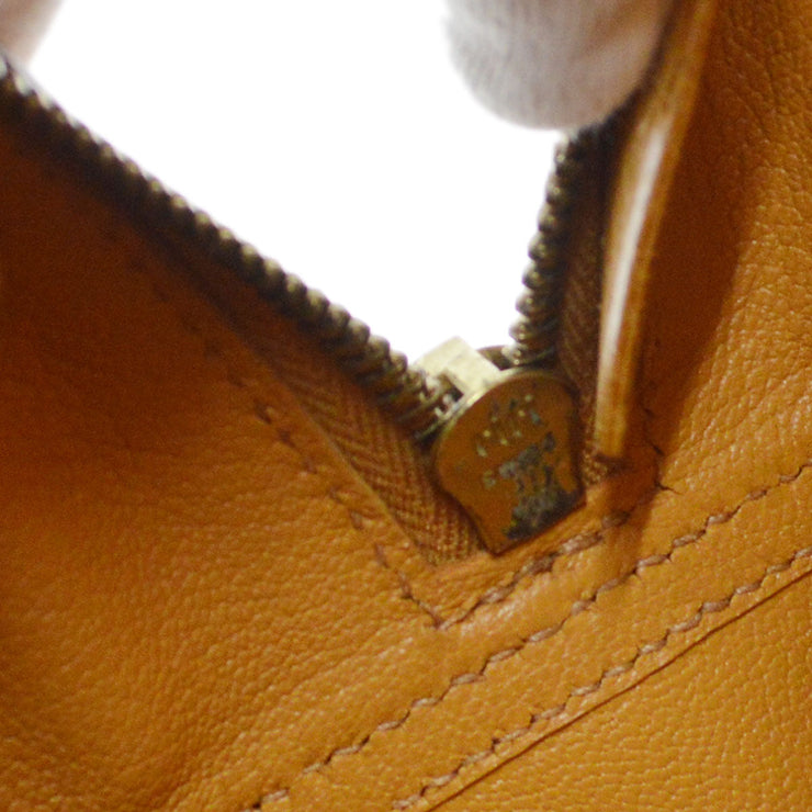 HERMES * 1998 PLUME 28 Saffron Ostrich