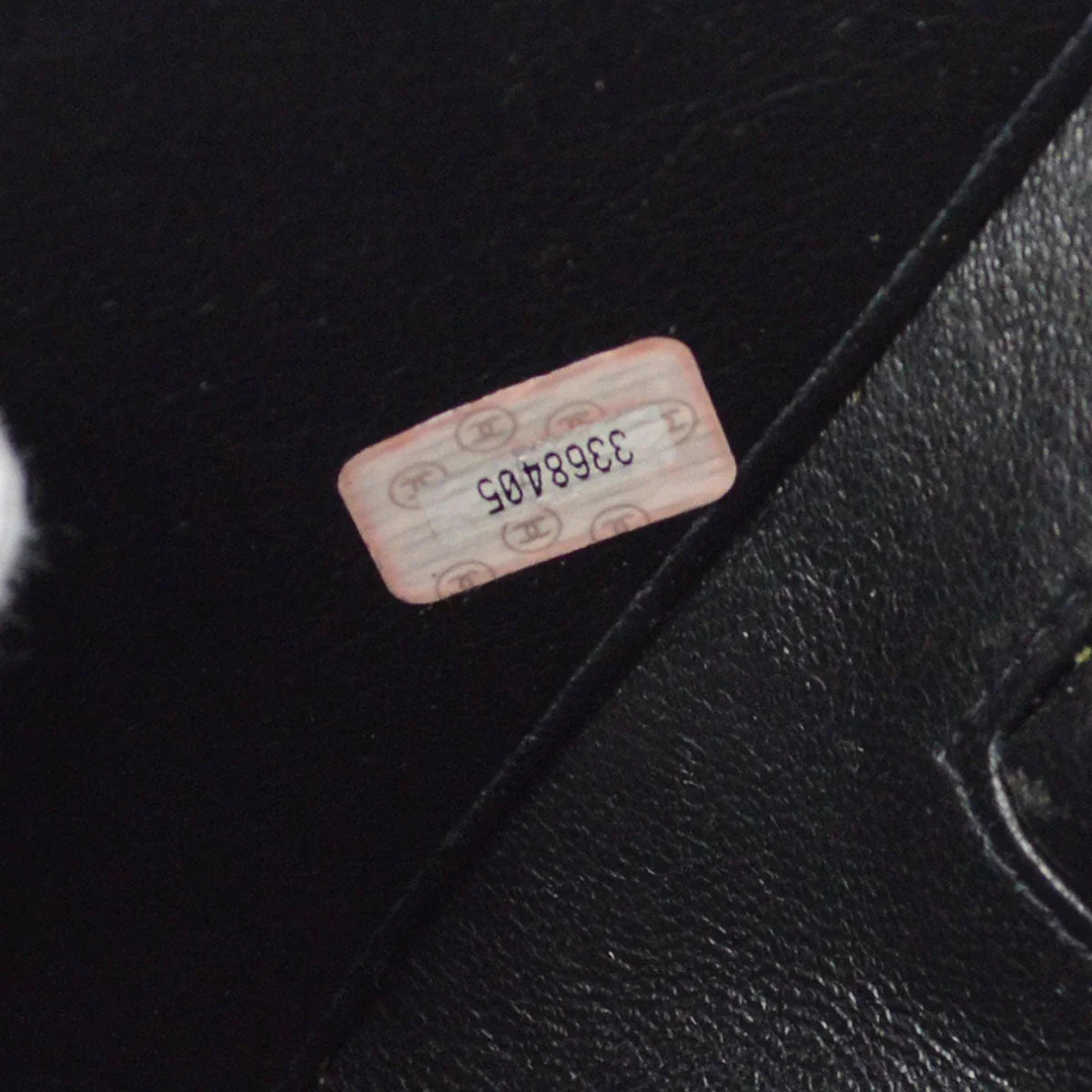 Chanel Heart Cosmetic Vanity Handbag Black Patent