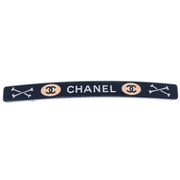CHANEL 2003 Hair Clip Barrette Black