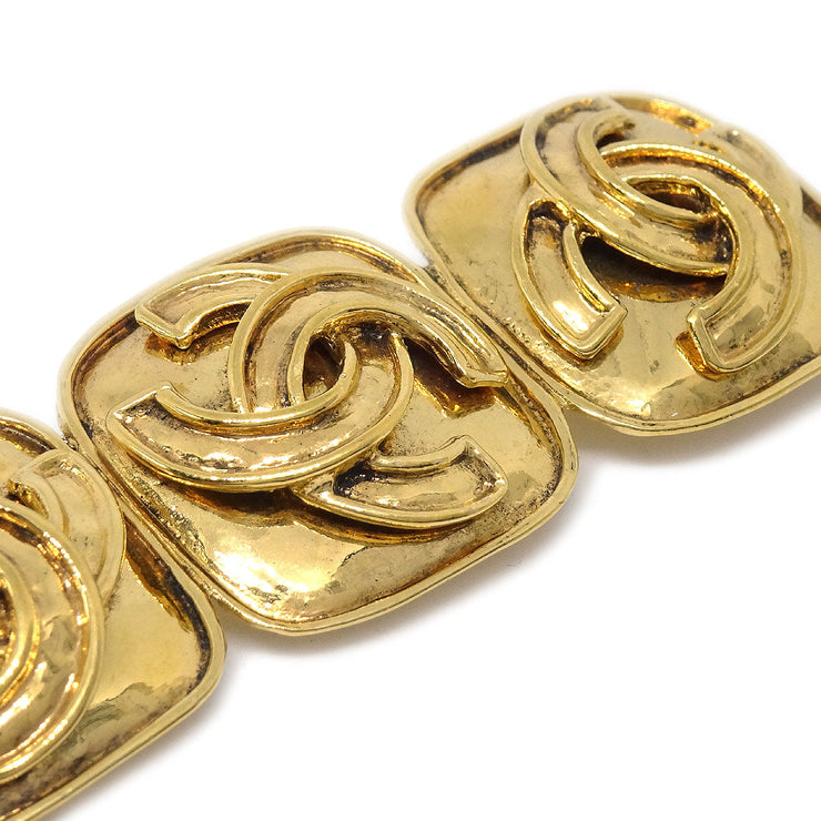 Chanel Triple CC Brooch Pin Gold 94P