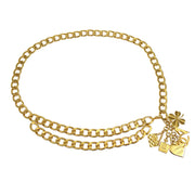 CHANEL 1995 Icon Chain Belt Gold 95A