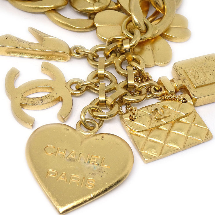 CHANEL 1995 Icon Chain Belt Gold 95A