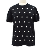 CHANEL 2008 Fall polka dot pattern knitted cashmere T-shirt #40