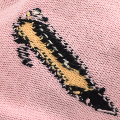 Chanel 1995 Fall shoe motif cashmere jumper