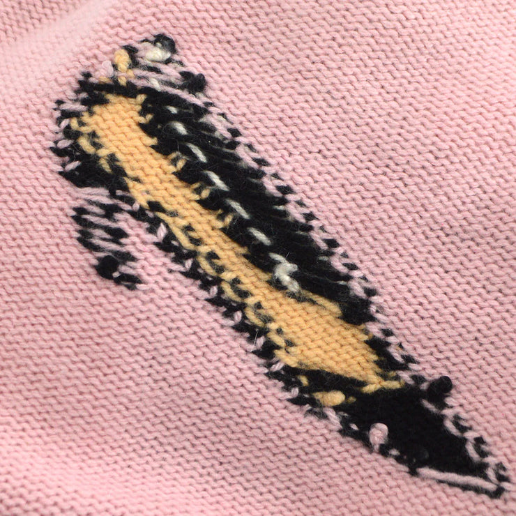 CHANEL 1995 Fall shoe-motif cashmere jumper