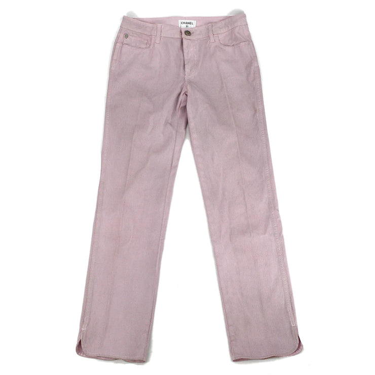 Chanel 2009＃38长牛仔裤粉红色